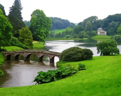 The English Landscape Garden paint by numbers