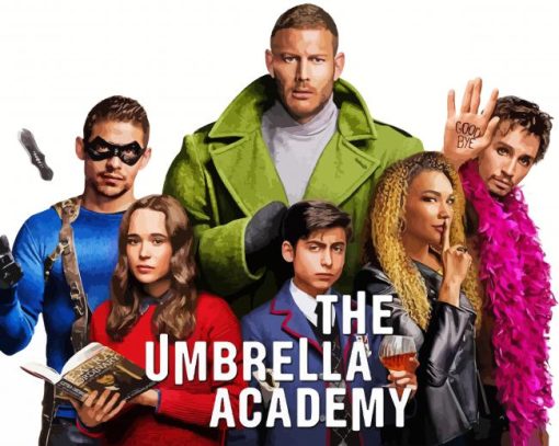 Umbrella Academy Characters paint by numbers