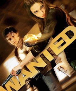 Wanted Action Movie paint by numbers