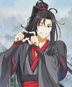 Wei Wuxian Anime Character paint by numbers