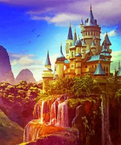 Wonderful Fairy Castle paint by numbers