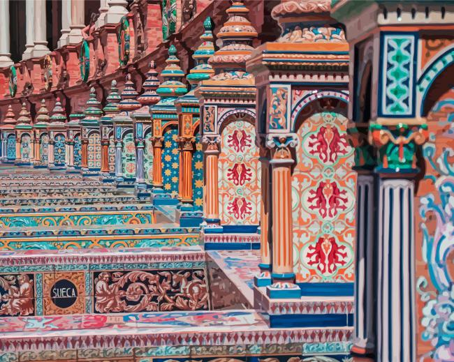 Wonderful Sevilla paint by numbers