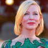 Actress Cate Blanchett paint by numbers