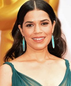 Aesthetic America Ferrera paint by numbers