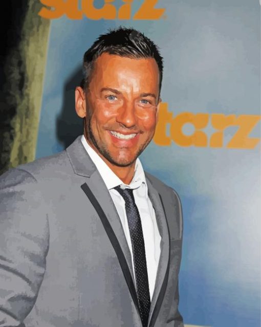 Aesthetic Craig Parker Actor paint by numbers