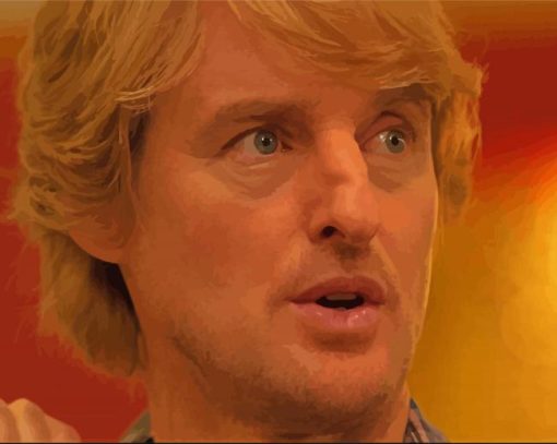 Aesthetic Owen Wilson Actor paint by numbers