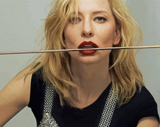Aesthetic Cate Blanchett paint by numbers