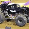 Black Batman Monster Truck paint by numbers
