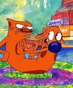 Catdog Characters paint by numbers