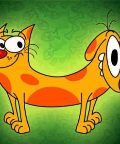 Aesthetic Catdog paint by numbers