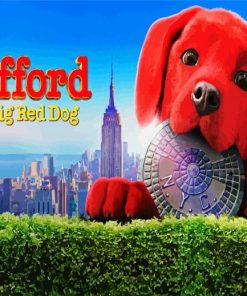Clifford Film Poster paint by numbers