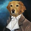 Dog in a Suit paint by numbers