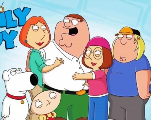 Family Guy paint by numbers