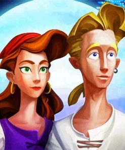 Monkey Island paint by numbers