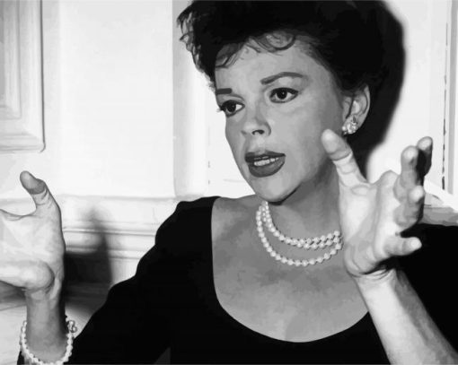 Old Judy Garland paint by numbers