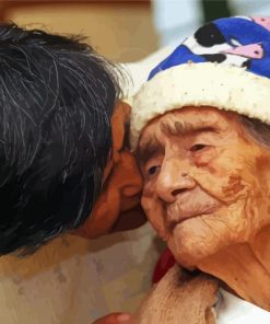 Old Mexican Couple paint by numbers