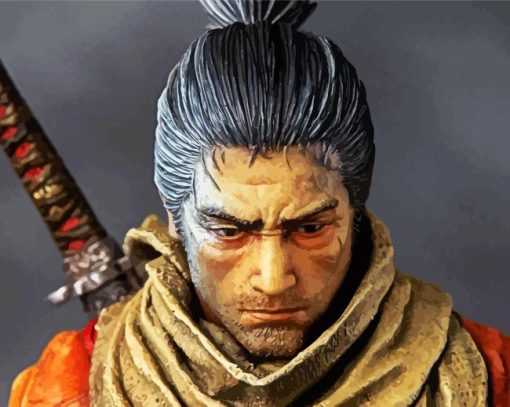 Sekiro Character paint by numbers