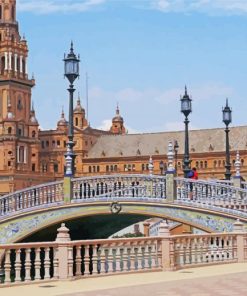Seville in Spain paint by numbers