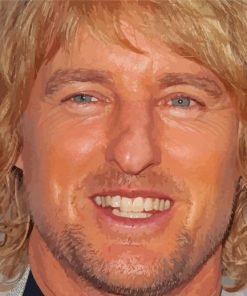 The American Actor Owen Wilson paint by numbers