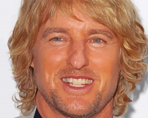 The American Actor Owen Wilson paint by numbers