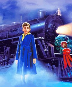 The Polar Express Character paint by numbers