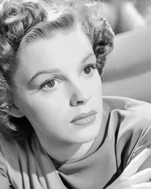 The Beautiful Actress Judy Garland paint by numbers