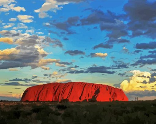 Uluru National Park paint by numbers