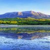 Water Reflection Mt Katahdin paint by numbers