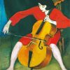 Woman Playing The Cello paint by numbers