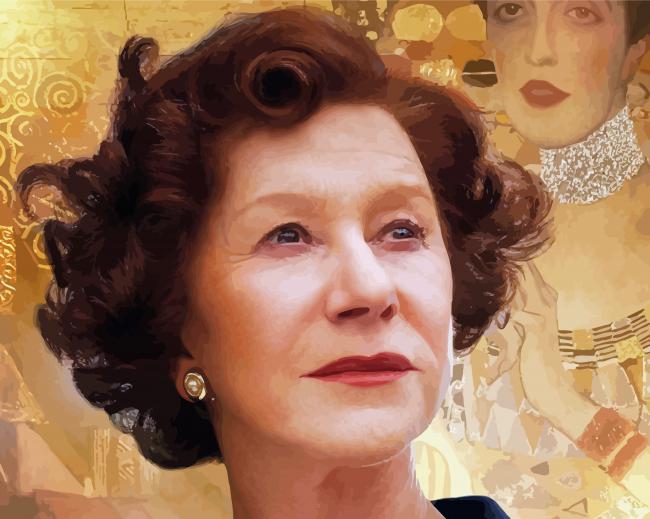 Woman in Gold Character paint by numbers
