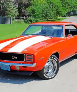 1969 Chevrolet Camaro paint by number