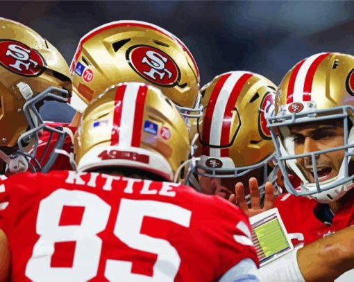 49ers Team paint by number