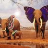 Adorable Elephant And Butterfly Ears paint by number