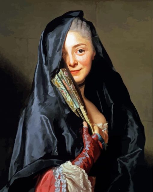 Alexander Roslin The Lady With The Veil paint by number