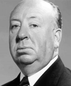 Alfred Hitchcock Filmmaker paint by number