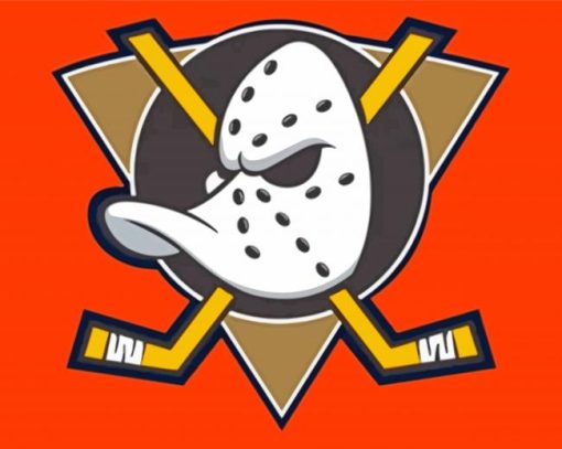 Anaheim Ducks Logo paint by number