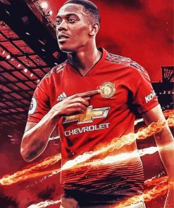 Anthony Martial Player Art paint by number