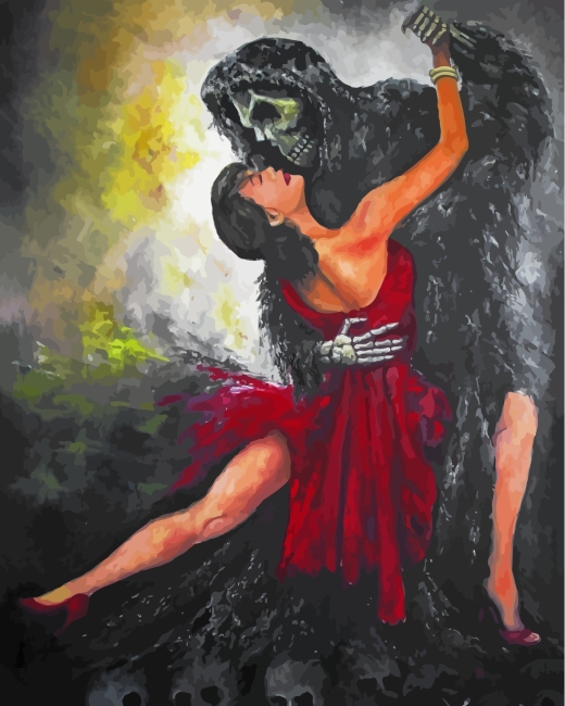 Art Dance Macabre paint by number