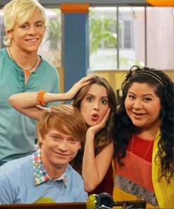 Austin And Ally Sitcom Characters paint by number