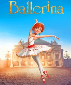 Ballerina Animation Poster paint by number