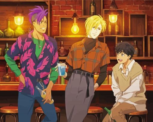 Banana Fish Anime paint by number