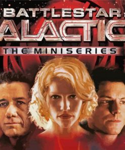 Battlestar Galactica Serie Poster paint by number
