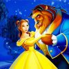Beauty And The Beast Cartoon paint by number