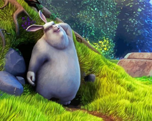 Big Buck Bunny Character paint by number