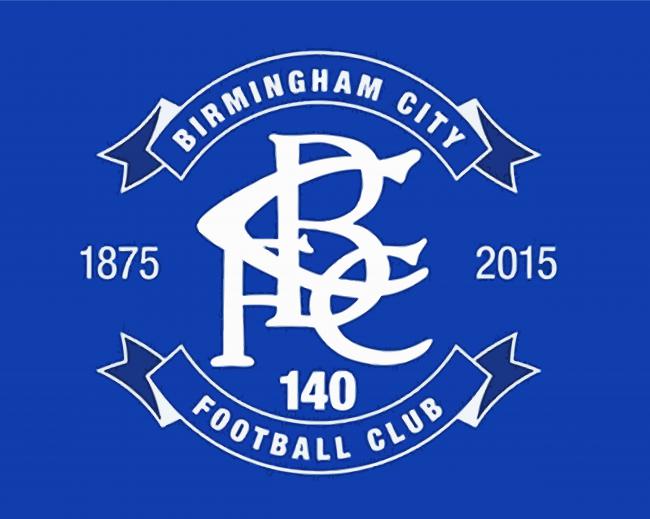 Birmingham City Logo paint by number