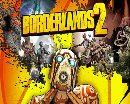 Borderlands Poster paint by number
