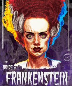 Bride Of Frankenstein paint by number
