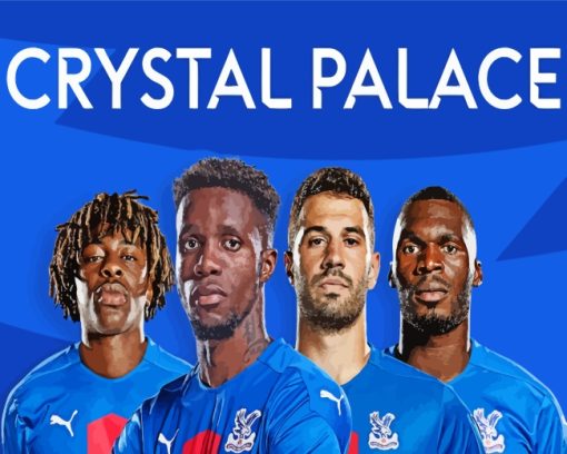 Crystal Palace Football Players paint by number