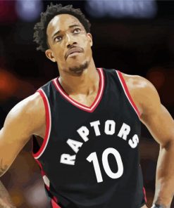 Demar Derozan Player paint by number