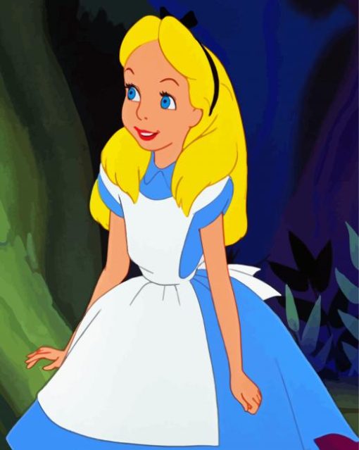Disney Alice paint by number